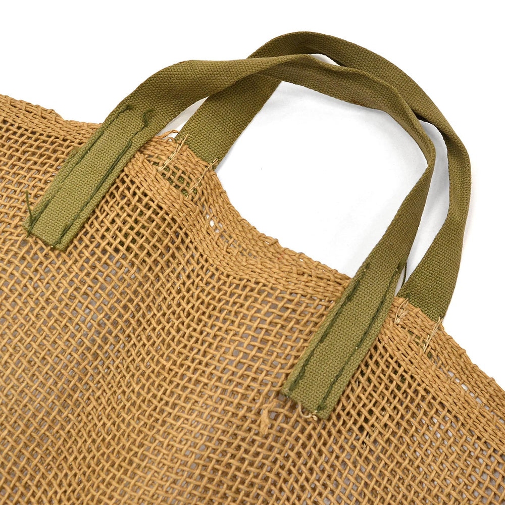 OLD PRIMITIVE BURLAP WORK TOTE BAG / RARE ...