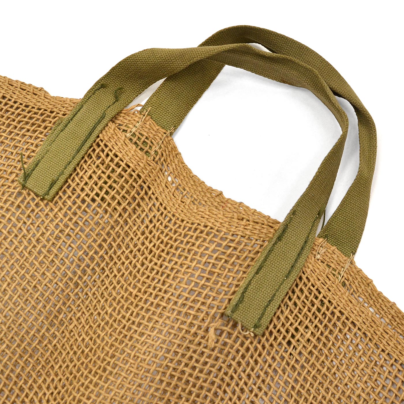 OLD PRIMITIVE BURLAP WORK TOTE BAG / RARE ...