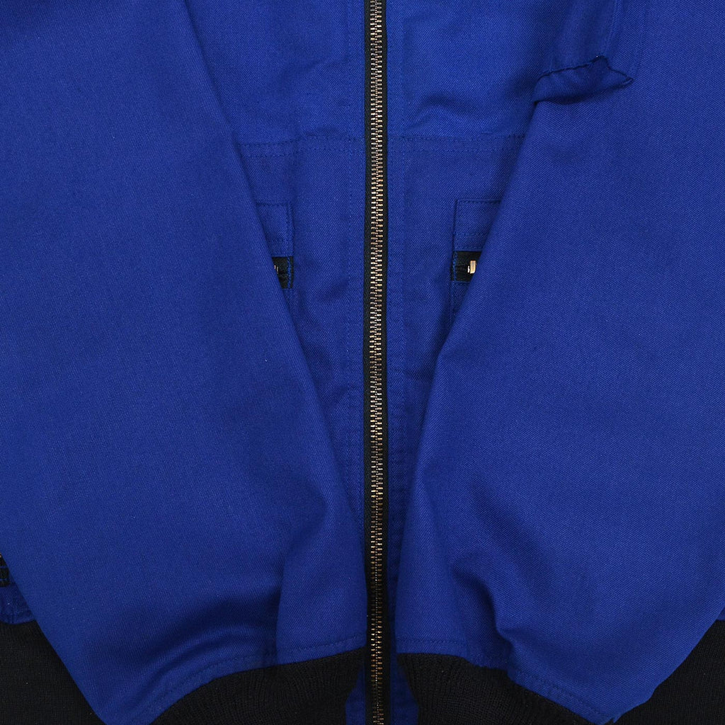 1980s FLIGHT SUITS LTD NOMEX FLIGHT JACKET / UNUSUAL ZIPPER DETAILS ...