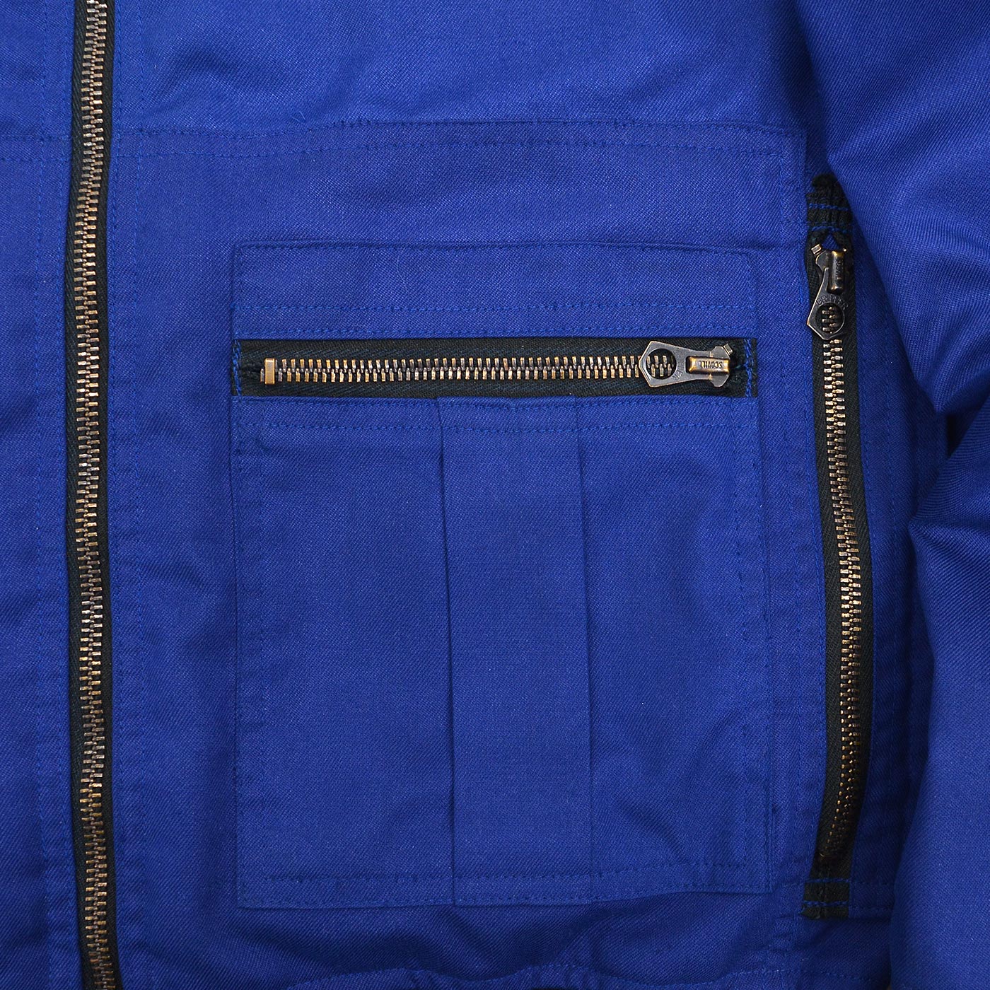 1980s FLIGHT SUITS LTD NOMEX FLIGHT JACKET / UNUSUAL ZIPPER DETAILS ...