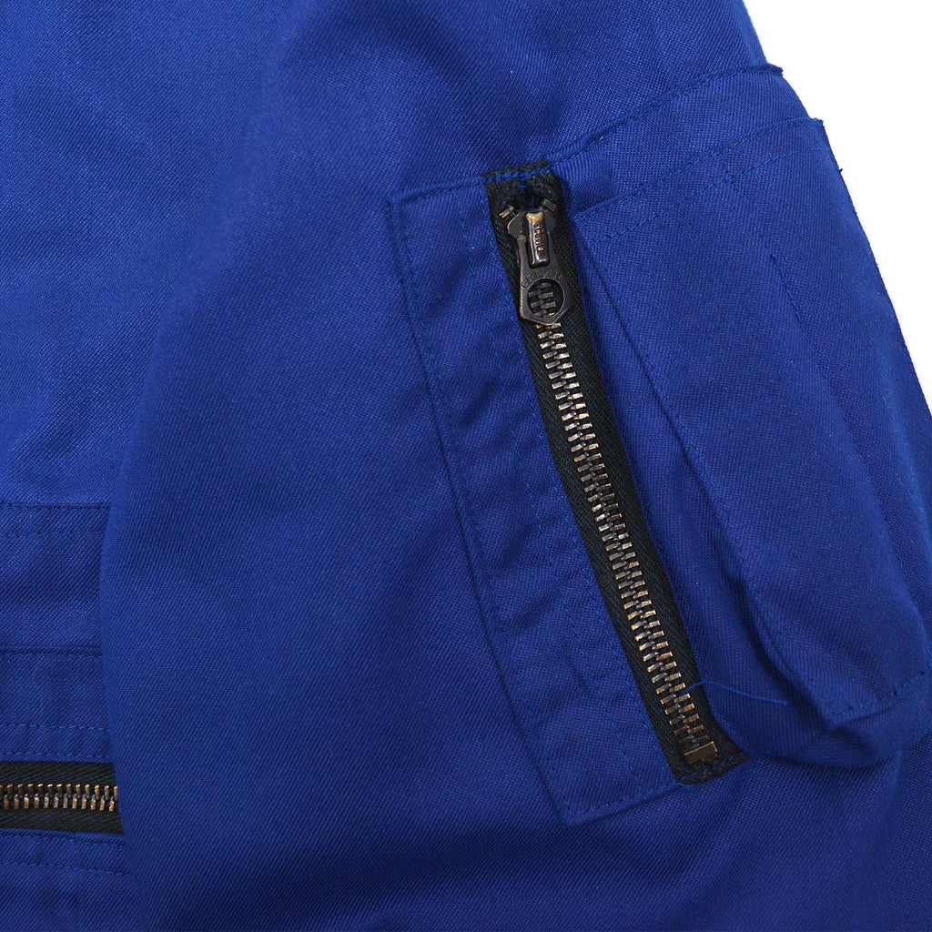 1980s FLIGHT SUITS LTD NOMEX FLIGHT JACKET / UNUSUAL ZIPPER DETAILS ...