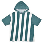 1980's~ GAP STRIPED HOODIE T-SHIRT / MADE IN USA ... S