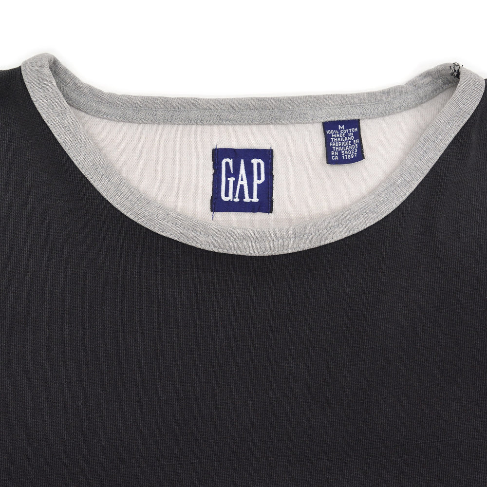 1990's GAP TWO-TONE L/S TEE ... M