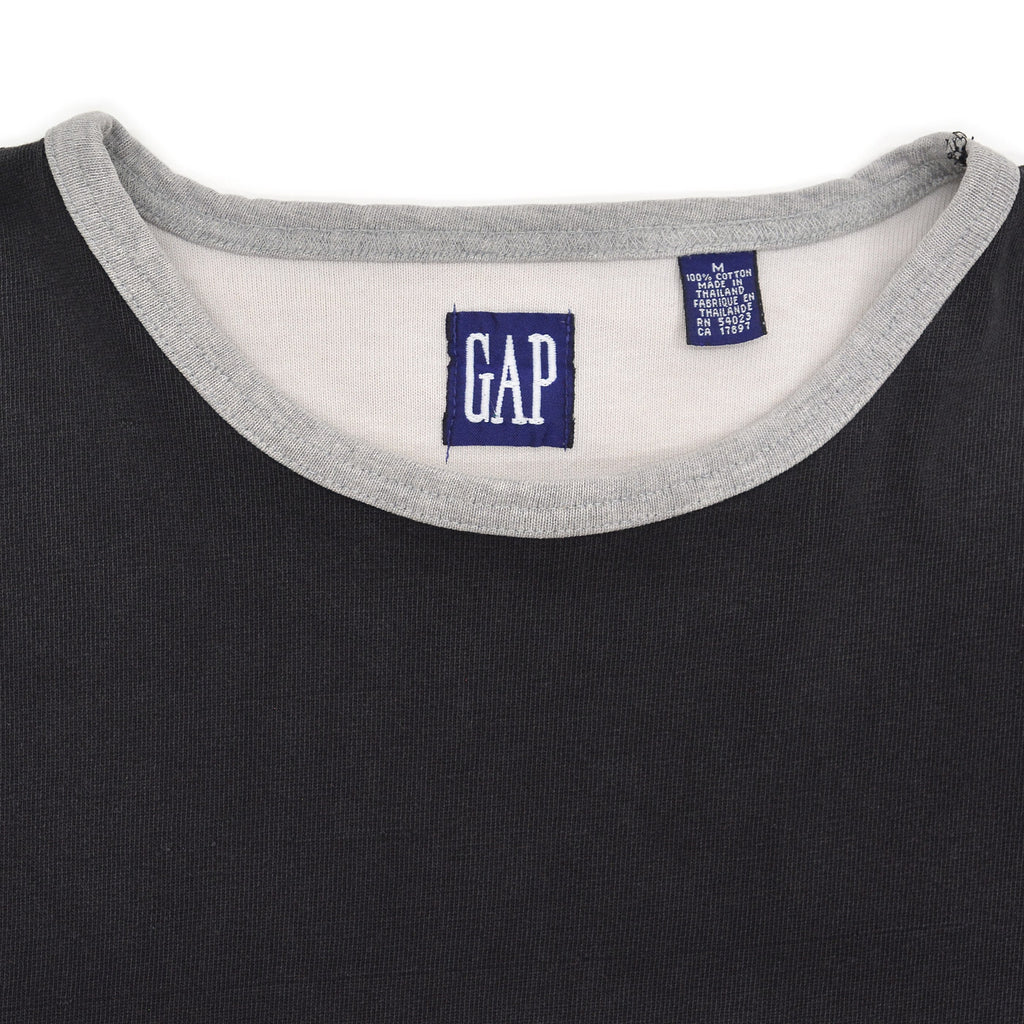 1990's GAP TWO-TONE L/S TEE ... M