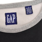 1990's GAP TWO-TONE L/S TEE ... M