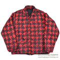1960s OLD REVERSIBLE ABSTRACT PATTERN QUILTED JACKET ... XL