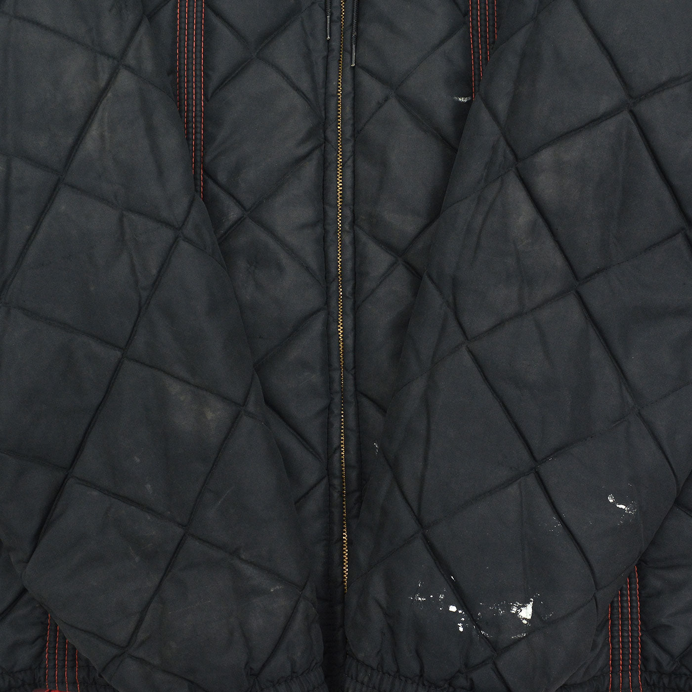 1960's OLD REVERSIBLE ABSTRACT PATTERN QUILTED JACKET ... XL