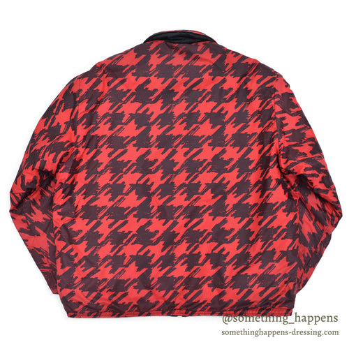 1960's OLD REVERSIBLE ABSTRACT PATTERN QUILTED JACKET ... XL