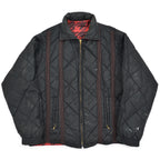 1960's OLD REVERSIBLE ABSTRACT PATTERN QUILTED JACKET ... XL