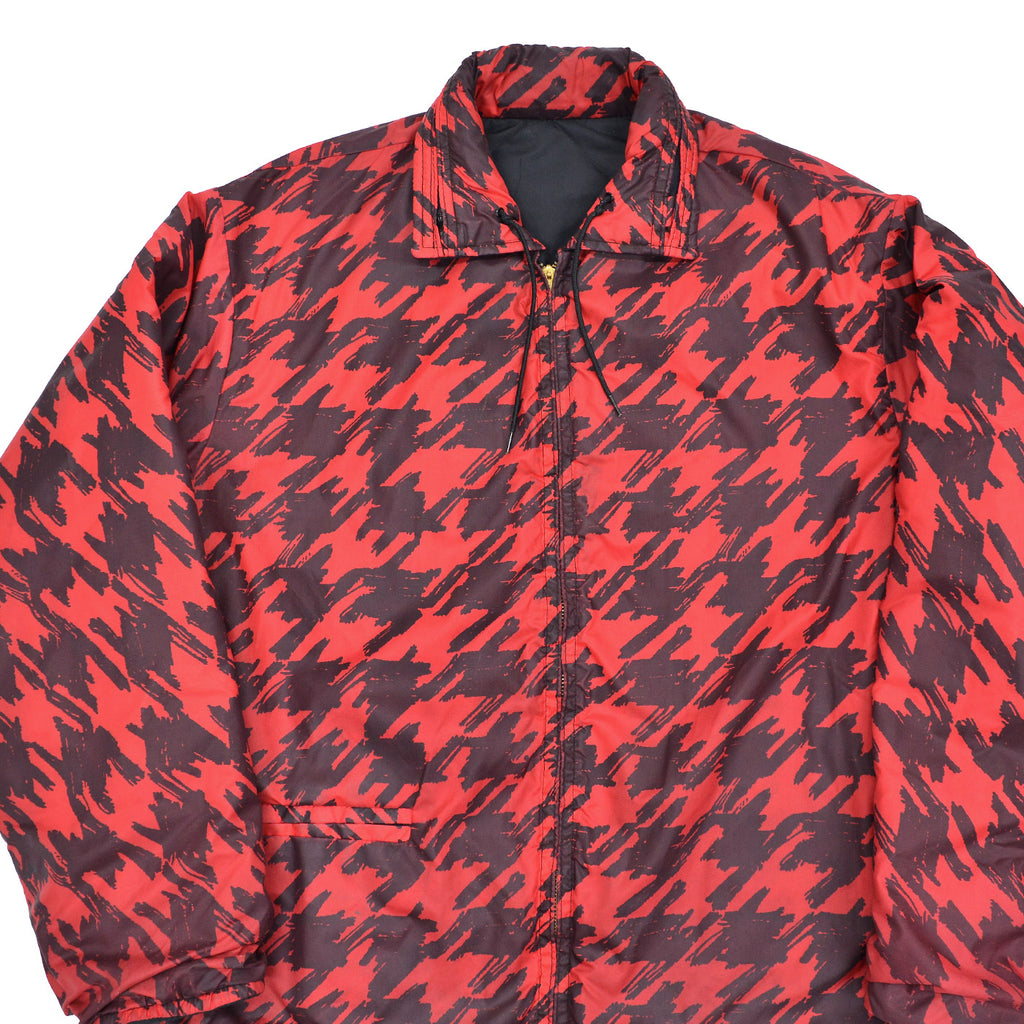 1960's OLD REVERSIBLE ABSTRACT PATTERN QUILTED JACKET ... XL