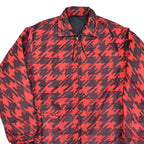 1960's OLD REVERSIBLE ABSTRACT PATTERN QUILTED JACKET ... XL