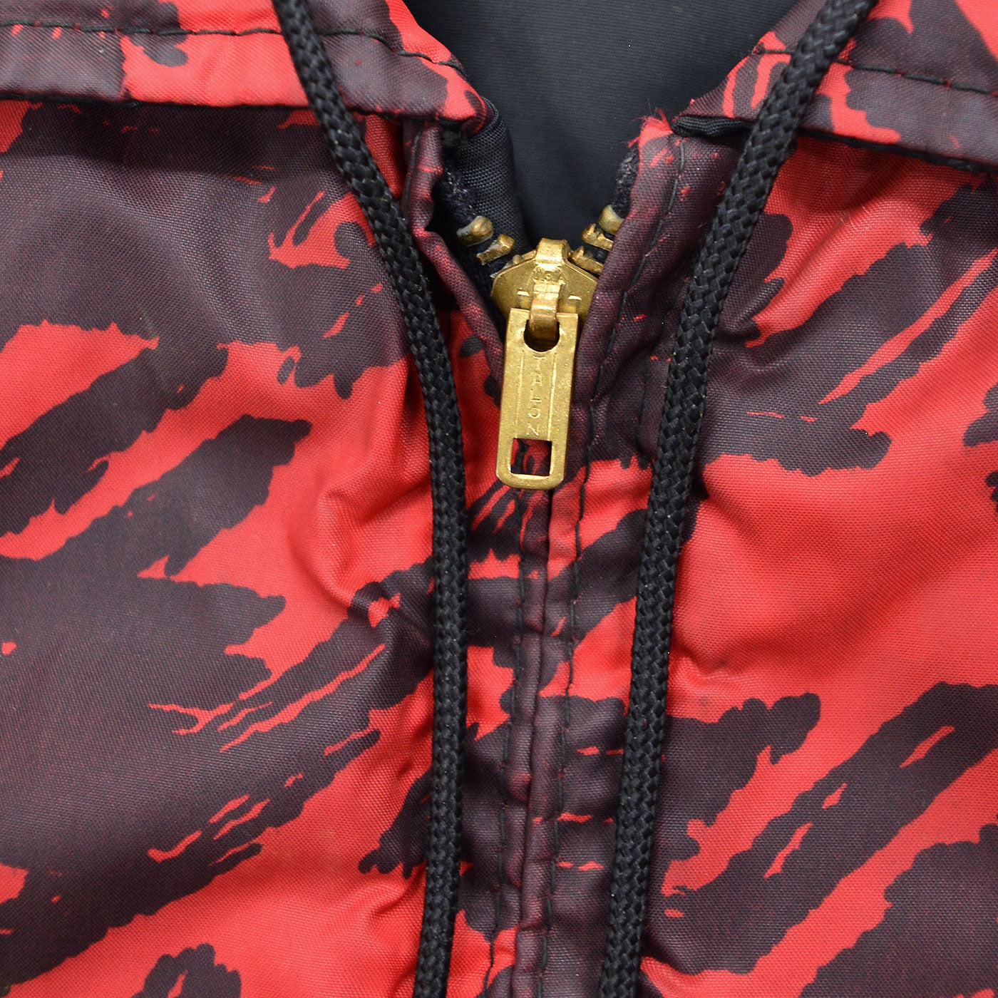 1960's OLD REVERSIBLE ABSTRACT PATTERN QUILTED JACKET ... XL