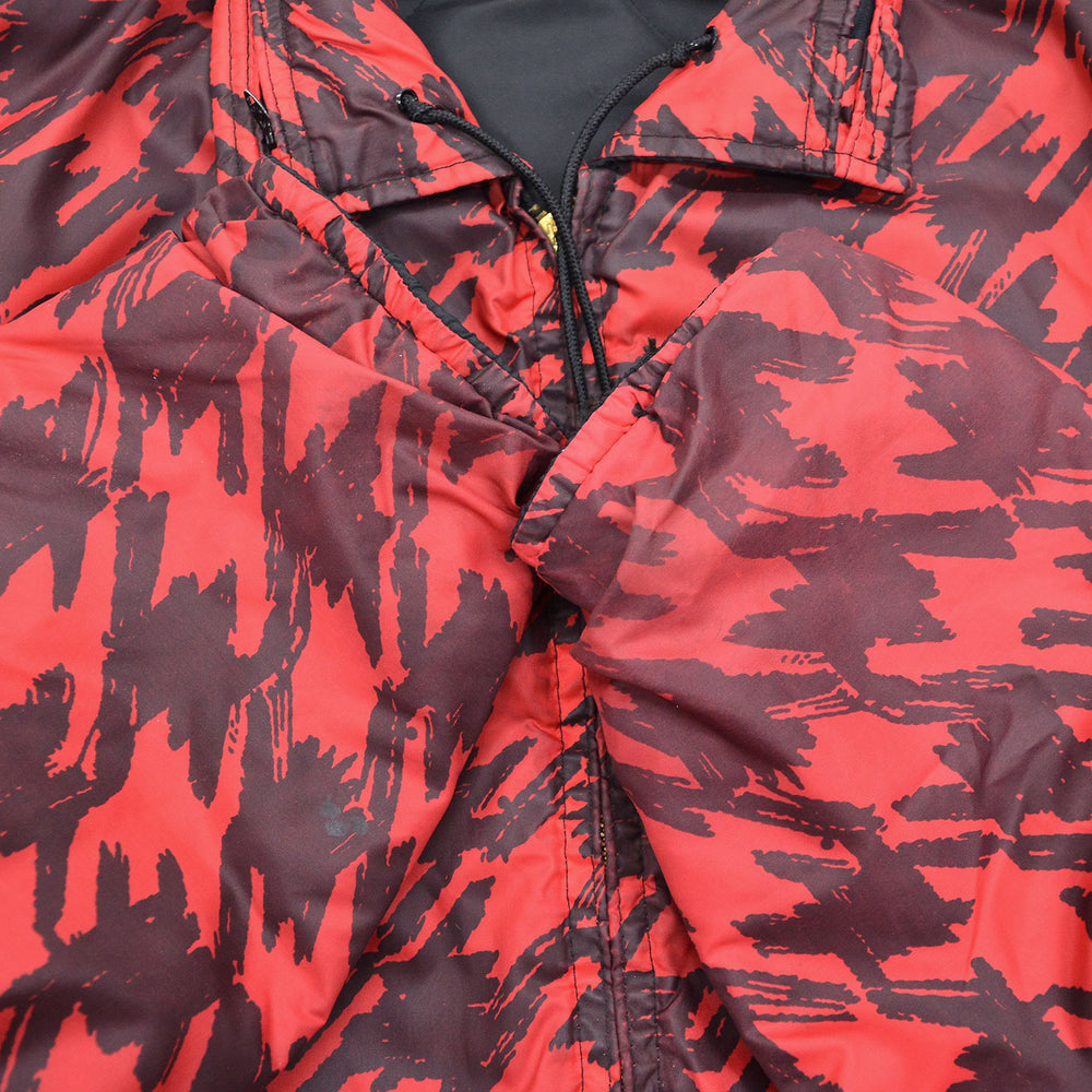 1960s OLD REVERSIBLE ABSTRACT PATTERN QUILTED JACKET ... XL