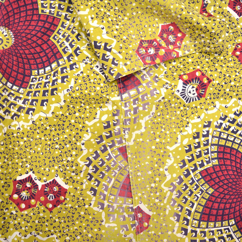 1950's UNKNOWN GEOMETRIC PATTERN S/S SHIRT ...