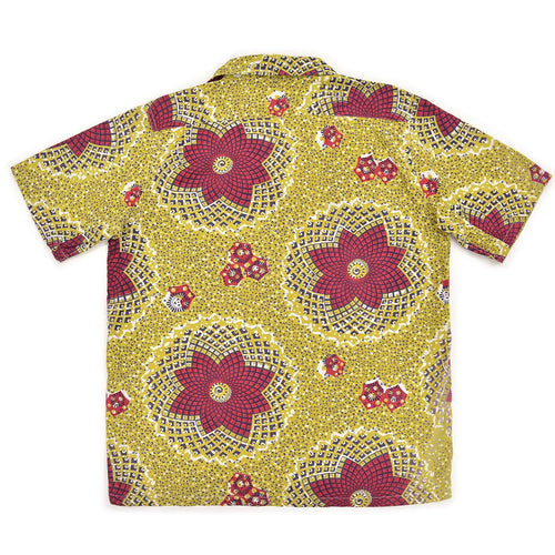 1950s UNKNOWN GEOMETRIC PATTERN S/S SHIRT ...