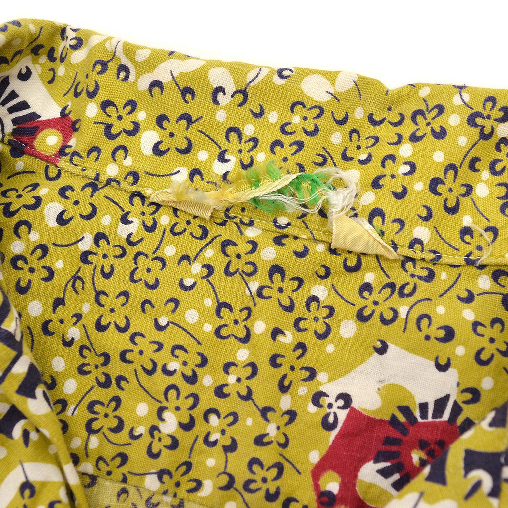 1950's UNKNOWN GEOMETRIC PATTERN S/S SHIRT ...