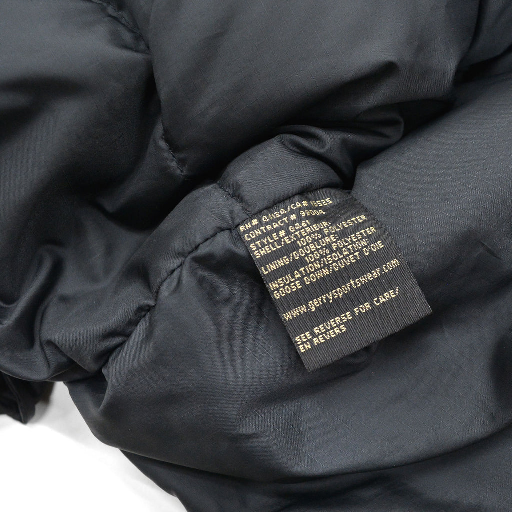 1990's~ GERRY DOWN VEST / ALL BLACK... L