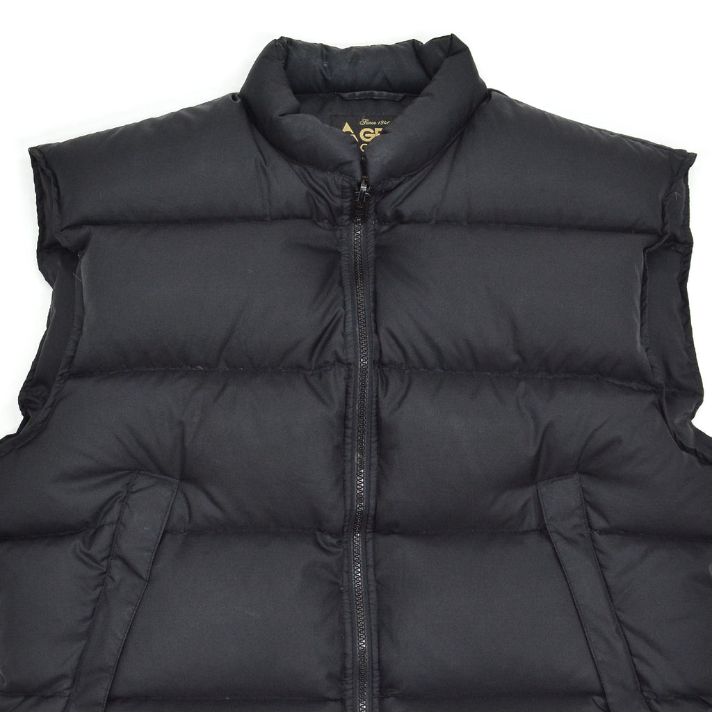 1990's~ GERRY DOWN VEST / ALL BLACK... L