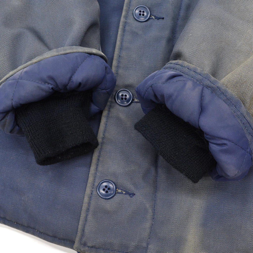 1960's~ GOLDEN FLEECE TYPE N-1 BLUE DECK JACKET / INSANE FADED ... 40