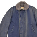 1960's~ GOLDEN FLEECE TYPE N-1 BLUE DECK JACKET / INSANE FADED ... 40