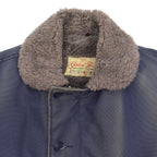 1960's~ GOLDEN FLEECE TYPE N-1 BLUE DECK JACKET / INSANE FADED ... 40