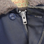 1960's~ GOLDEN FLEECE TYPE N-1 BLUE DECK JACKET / INSANE FADED ... 40