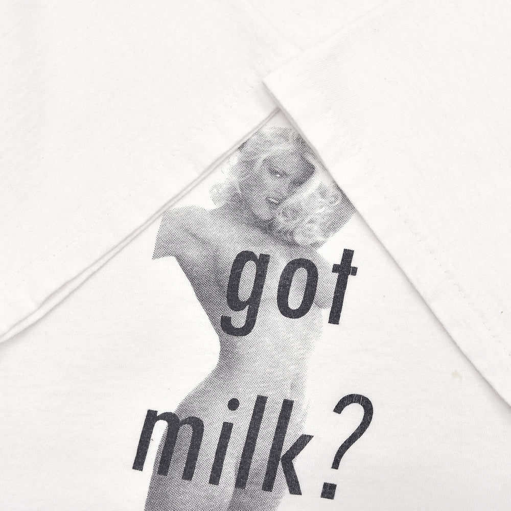 1990's GILDAN got milk? LADY PRINT T-SHIRT ... L