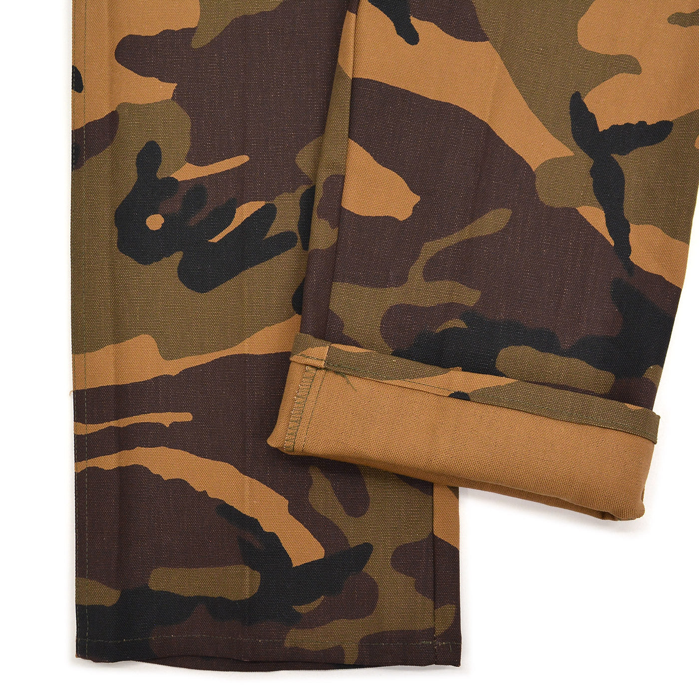 1980s DEADSTOCK GUNG HO BROWN CAMO BAKER PANTS ... W32/L34
