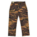 1980's DEADSTOCK GUNG HO BROWN CAMO BAKER PANTS ... W32/L34