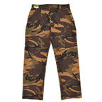 1980s DEADSTOCK GUNG HO BROWN CAMO BAKER PANTS ... W32/L34