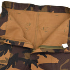 1980s DEADSTOCK GUNG HO BROWN CAMO BAKER PANTS ... W32/L34
