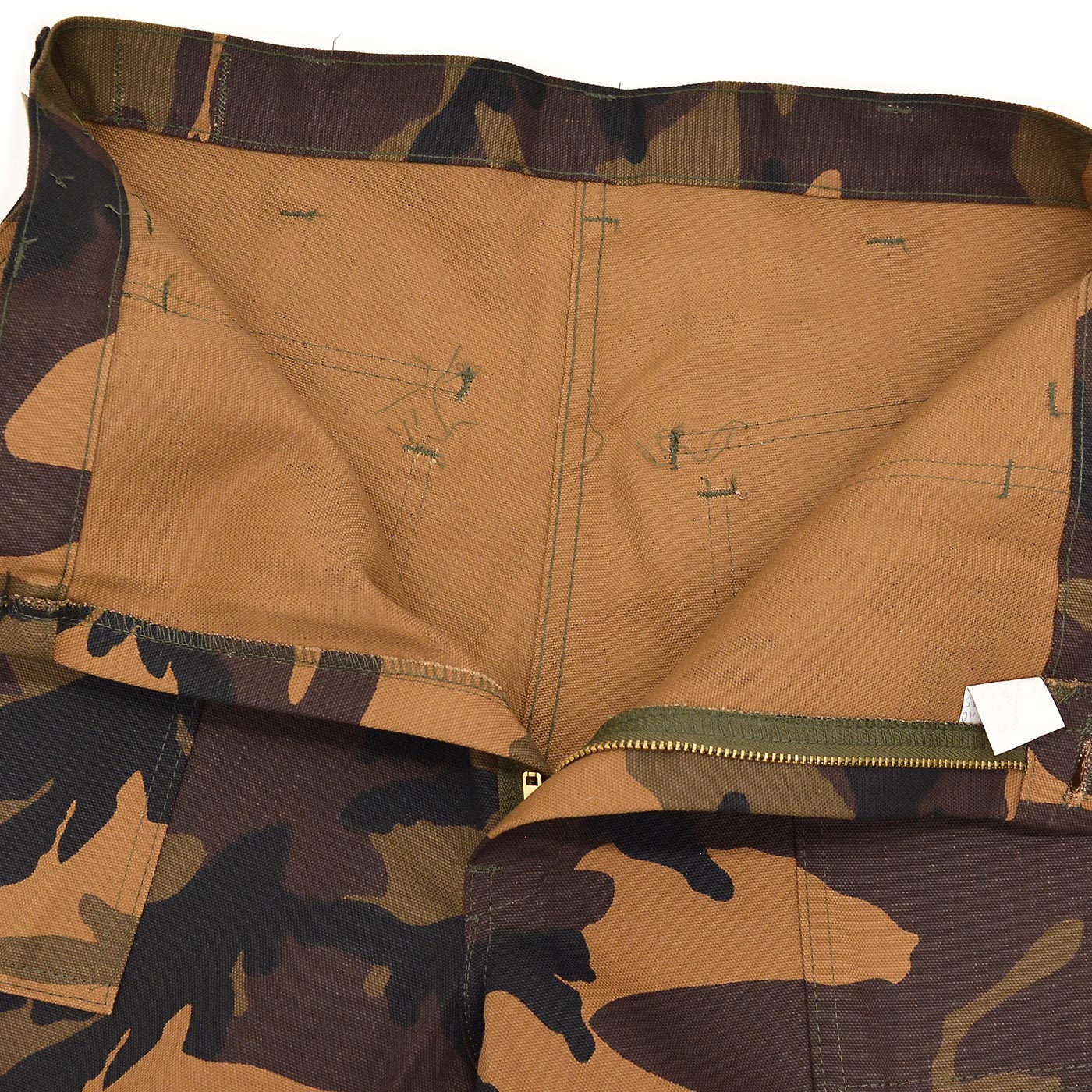 1980s DEADSTOCK GUNG HO BROWN CAMO BAKER PANTS ... W32/L34