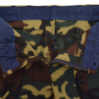 1980's HAND MADE WOODLAND CAMO FLEECE PANTS ... W37/L27