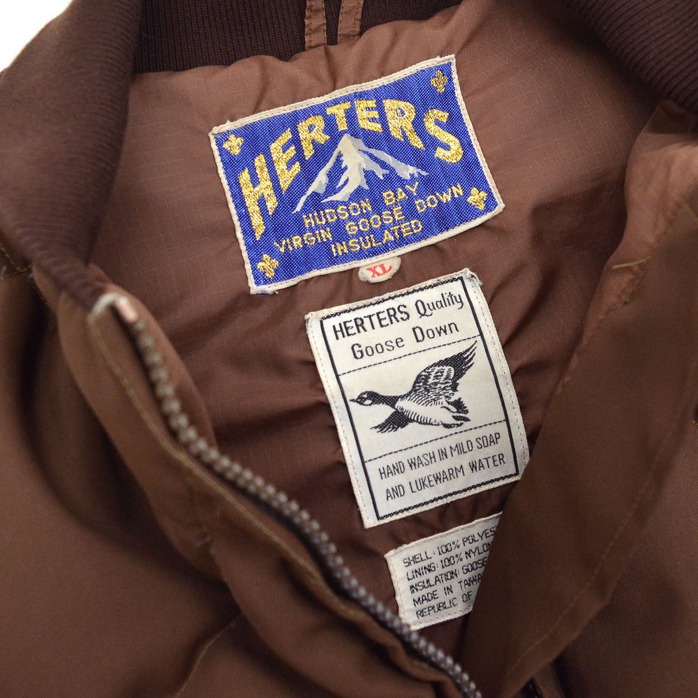 1970's HERTERS HUDSON BAY SKYLINER DOWN JACKET...XL