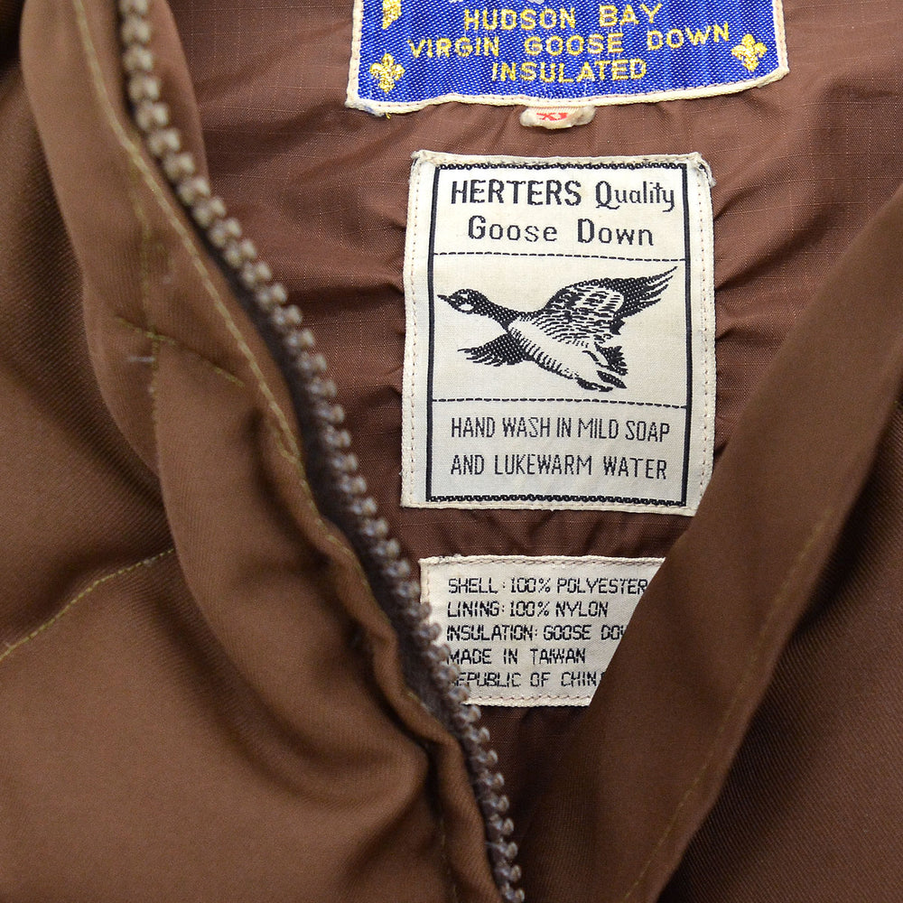 1970's HERTERS HUDSON BAY SKYLINER DOWN JACKET...XL