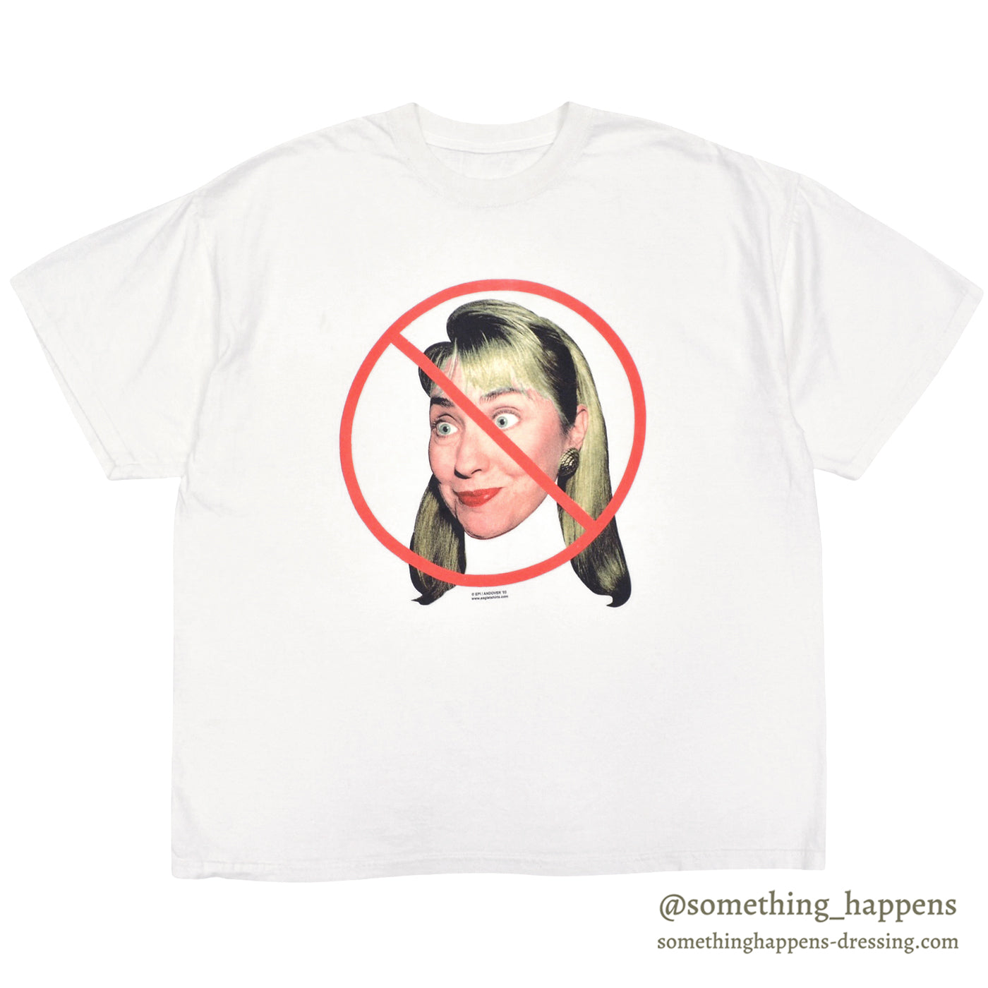 2000's NO Hillary Clinton ANTI POLITICAL T-SHIRT ...