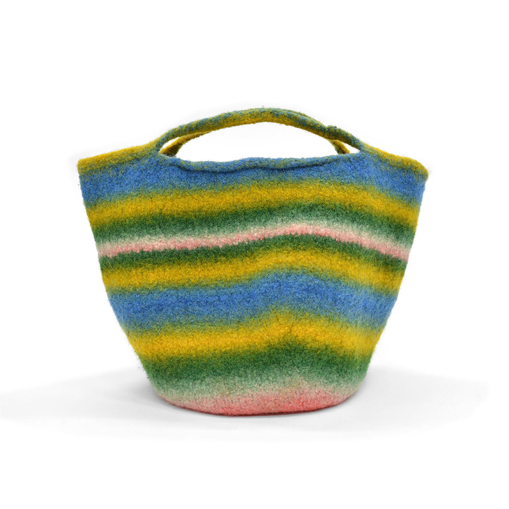 OLD HANDMADE BOILED WOOL BAG ...