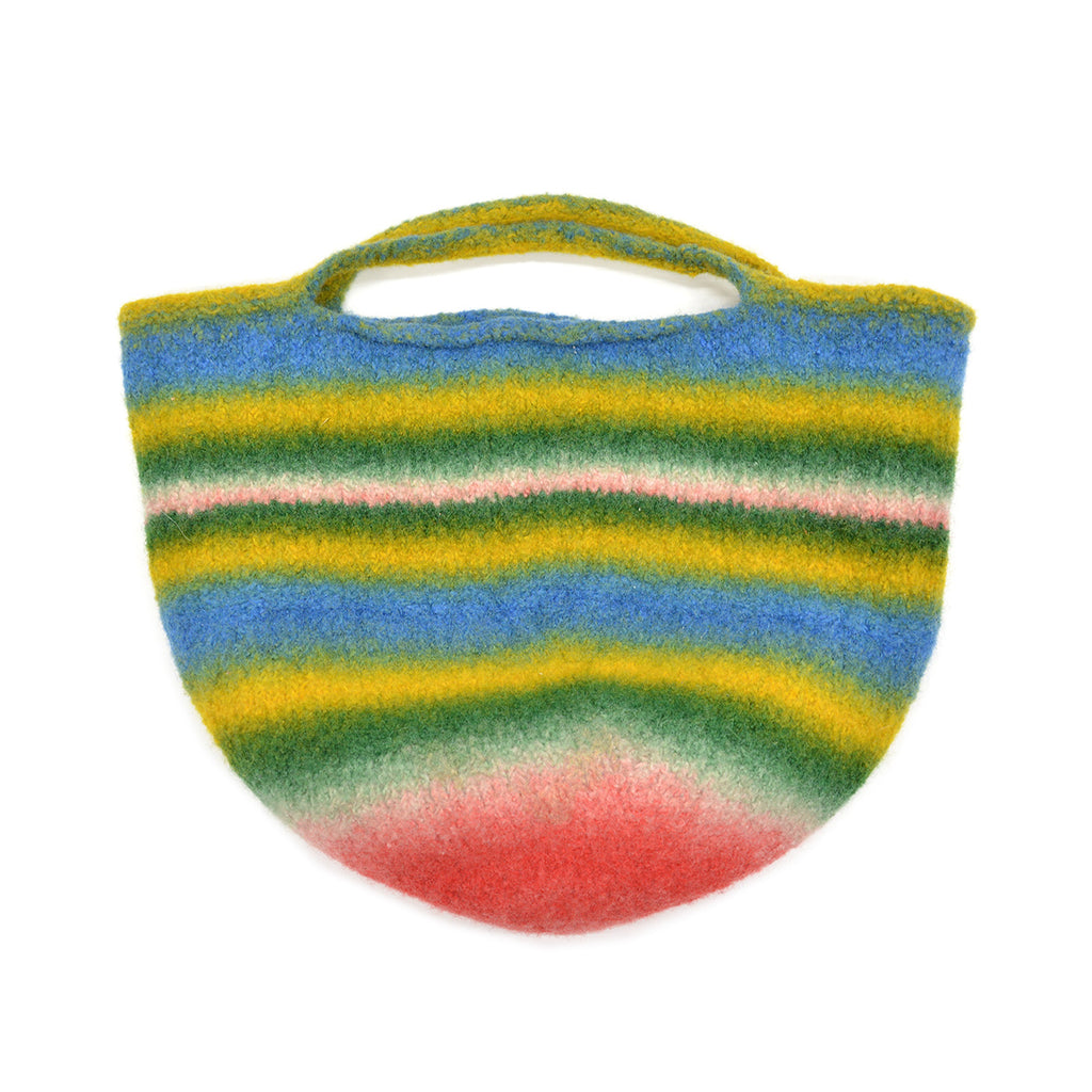 OLD HANDMADE BOILED WOOL BAG ...