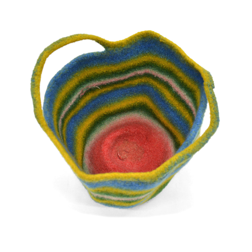 OLD HANDMADE BOILED WOOL BAG ...