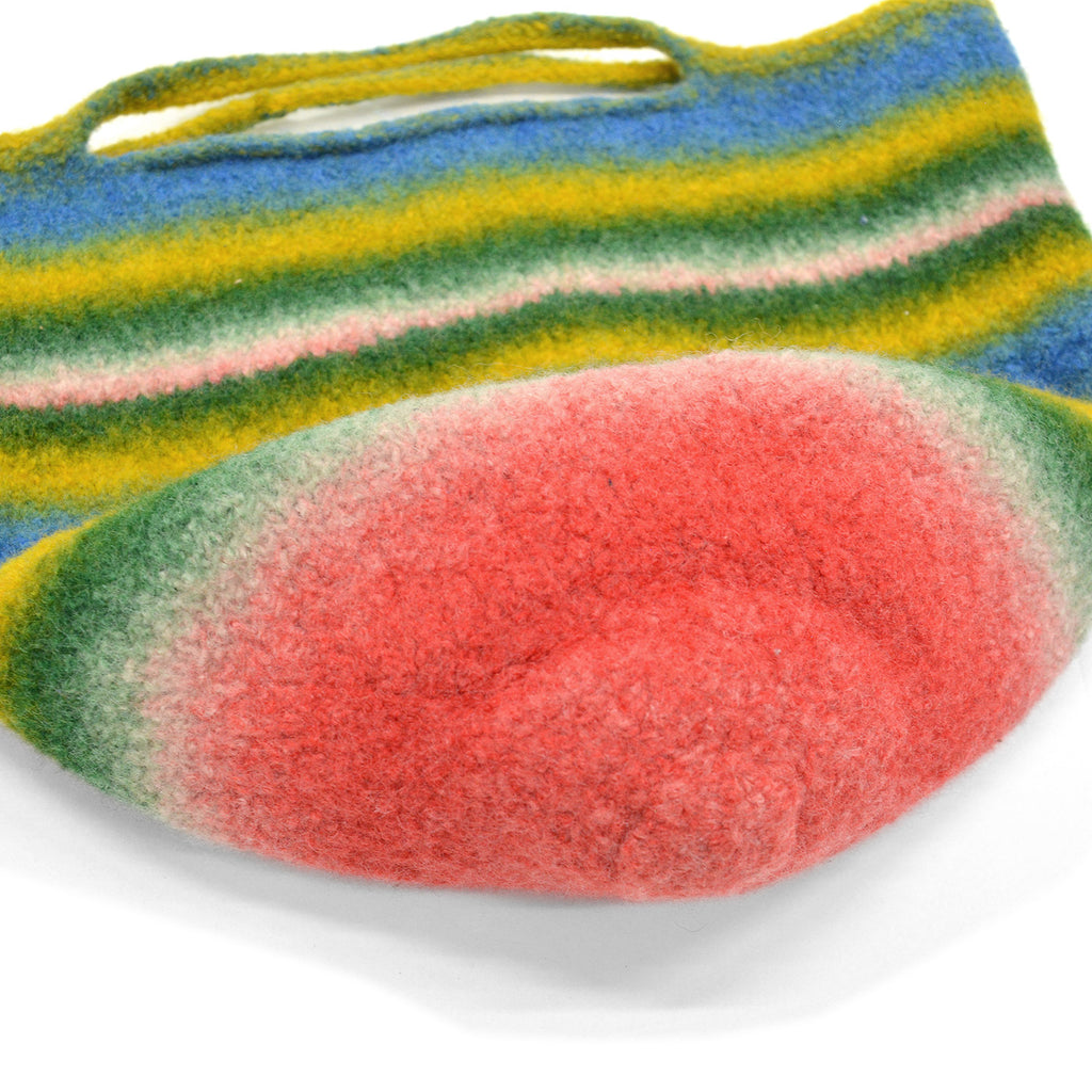 OLD HANDMADE BOILED WOOL BAG ...