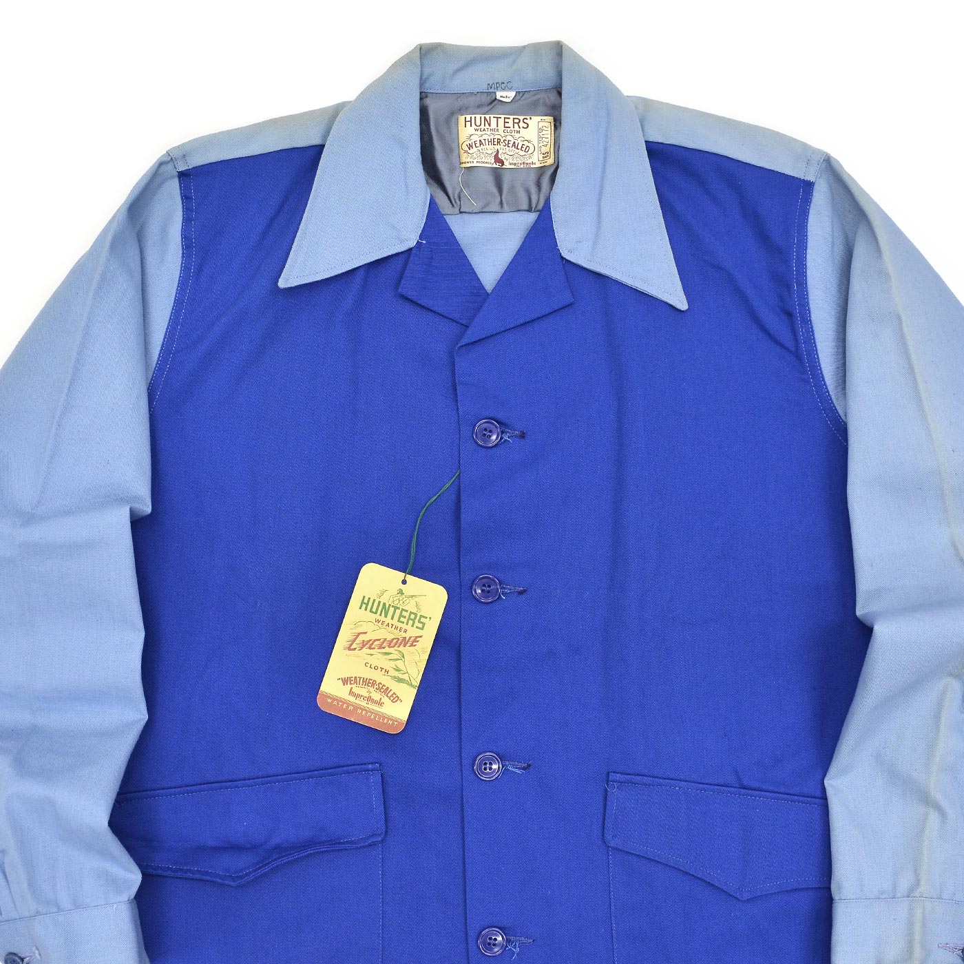 c.1950s DEADSTOCK HUNTER'S TWO-TONE JACKET / EXTREMERY RARE ... M