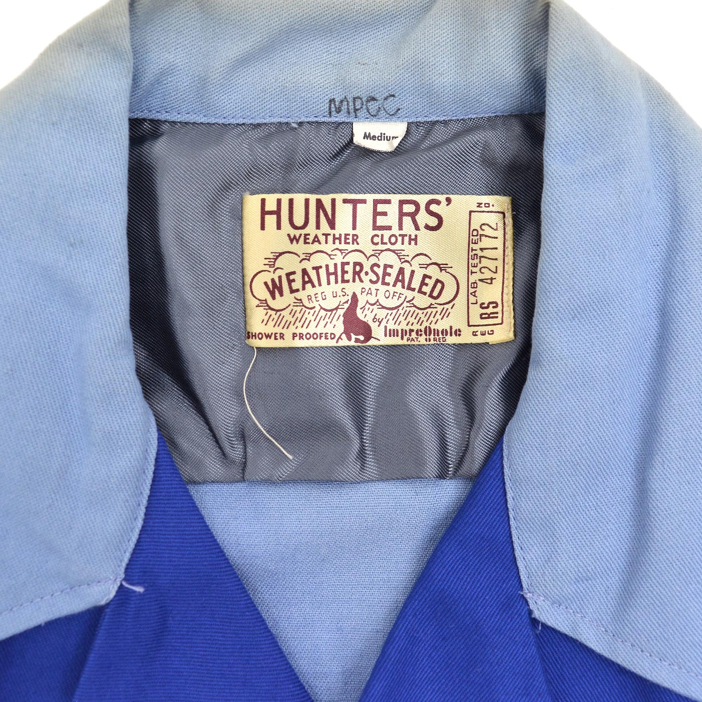 c.1950s DEADSTOCK HUNTER'S TWO-TONE JACKET / EXTREMERY RARE ... M
