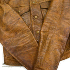 1970's IBEX TYPE3 LEATHER JACKET / EXTREMELY RARE ... L