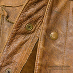 1970's IBEX TYPE3 LEATHER JACKET / EXTREMELY RARE ... L