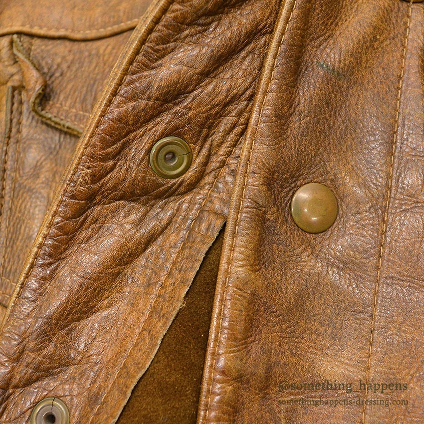 1970's IBEX TYPE3 LEATHER JACKET / EXTREMELY RARE ... L