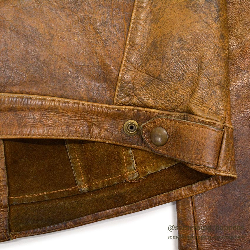 1970's IBEX TYPE3 LEATHER JACKET / EXTREMELY RARE ... L