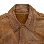 1970's IBEX TYPE3 LEATHER JACKET / EXTREMELY RARE ... L