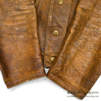 1970's IBEX TYPE3 LEATHER JACKET / EXTREMELY RARE ... L