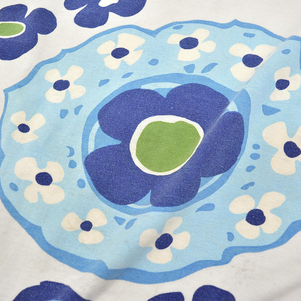 1970s JANTZEN FLOWER PRINT T-SHIRT ... L