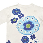 1970s JANTZEN FLOWER PRINT T-SHIRT ... L